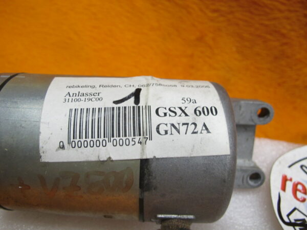 Suzuki GSX600F GN72A Anlasser 31100-19C00 1 GSX 600 F GN 72 A – Bild 3