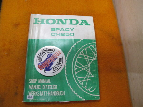 CH250 Spacy Original Werkstatthandbuch