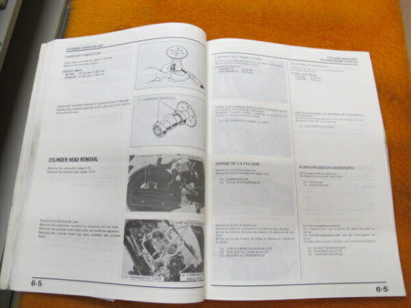 Honda CH250 Spacy MF01 Original Werkstatt-Handbuch WHB CH 250 Spacy MF 01 ab 1985 Werkstatthandbuch – Bild 4