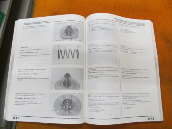 Honda CH250 Spacy MF01 Original Werkstatt-Handbuch WHB CH 250 Spacy MF 01 ab 1985 Werkstatthandbuch – Bild 5
