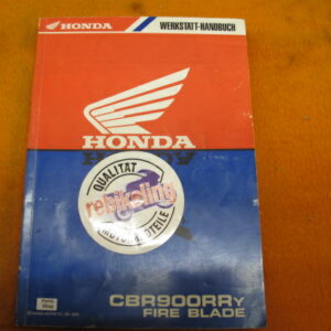 Honda CBR 900 RR y Werkstatt-Handbuch WHB 2000 Werkstatt-Handbuch CBR900RRy D