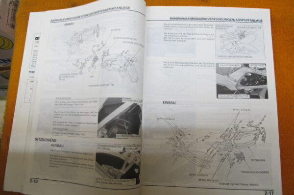 Honda CBR 900 RR y Werkstatt-Handbuch WHB 2000 Werkstatt-Handbuch CBR900RRy D – Bild 5