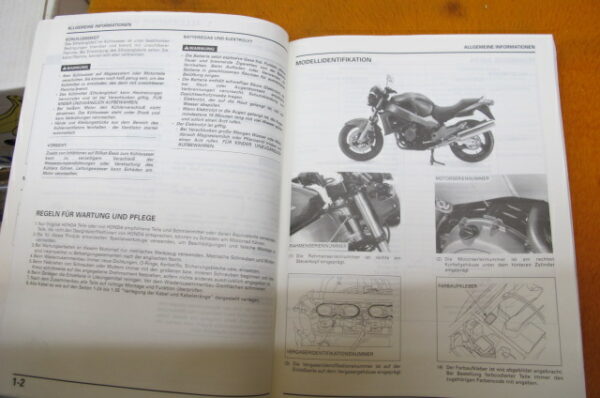 Honda  CB 1100 SFy Werkstatt-Handbuch WHB 1999 Werkstatt-Handbuch CB1100SFy D – Bild 2
