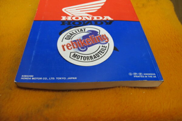 Honda  VT 1100 C2 s  Werkstatt-Handbuch WHB 1995 Werkstatt-Handbuch VT1100C2s D – Bild 5