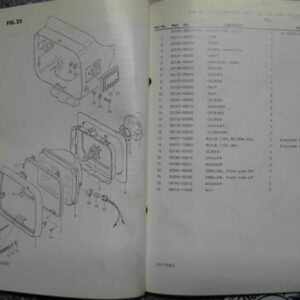 Suzuki GSX750 GS75X Ersatzteile-Liste Original ETL 1980