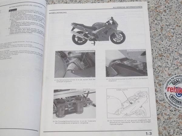 VFR800 FIW RC46 Werkstatt-Handbuch Honda Original WHB ab 1997 – Bild 3