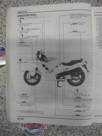 ab 1987 Honda CBR 1000 F Reparaturhandbuch REPARATURANLEITUNG