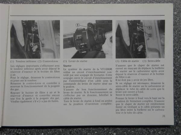 Honda VF1000R Rothmans Fahrer-Handbuch Original FHB ab 1985 – Bild 3