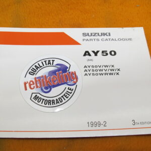 Suzuki AY50 Ersatzteile-Liste 1999