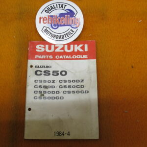 Suzuki CS50 Ersatzteile-Liste 1984