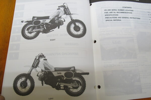 Suzuki JR50R Werkstatt-Handbuch – Bild 2