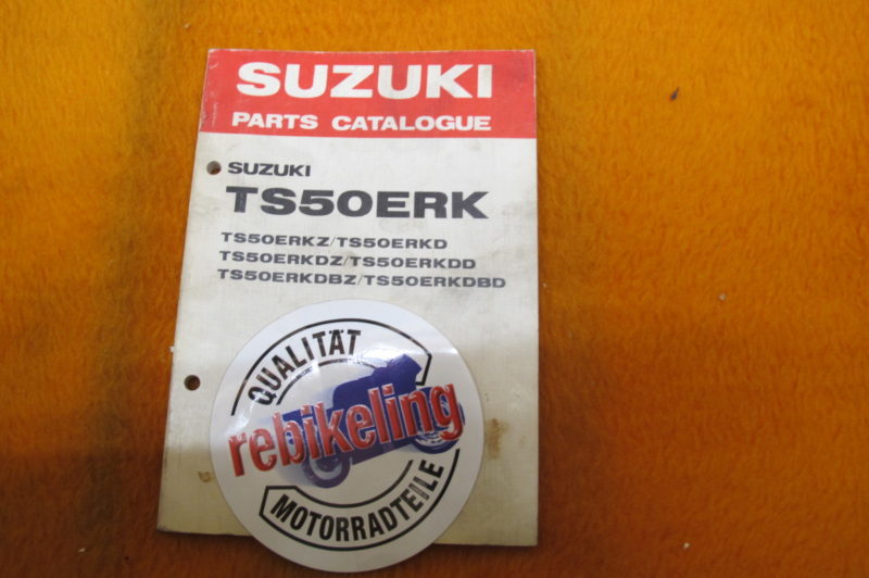 Suzuki TS50ERK Ersatzteile-Liste 1982
