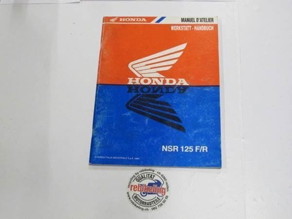 NSR125F/R JC22 Original Werkstatt-Handbuch