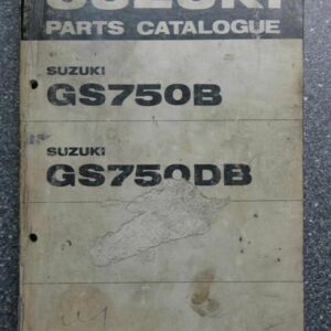GS750B Original Ersatzteile-Liste ETL