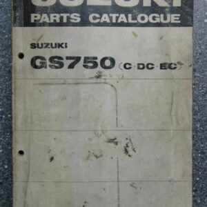 GS750 Original Ersatzteile-Liste ETL