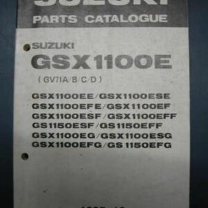 GSX1100E GV71A Original Ersatzteile-Liste ETL
