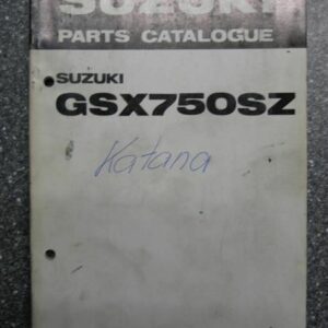 GSX750SZ Katana Original Ersatzteile-Liste