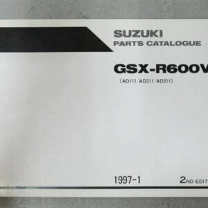 GSX-R600V AD111 Original Ersatzteile-Liste