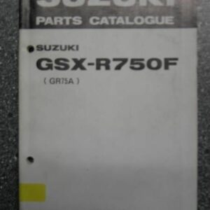 GSX-R750F GR75A Original Ersatzteile-Liste