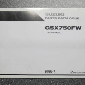 GSX750FW AK111 Original Ersatzteile-Liste
