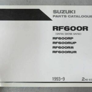 RF600R GN76A Original Ersatzteile-Liste
