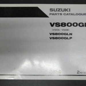 VS800GL VS52A Original Ersatzteile-Liste