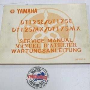 Yamaha DT125MX 2A6 Original Werkstatt-Handbuch WHB