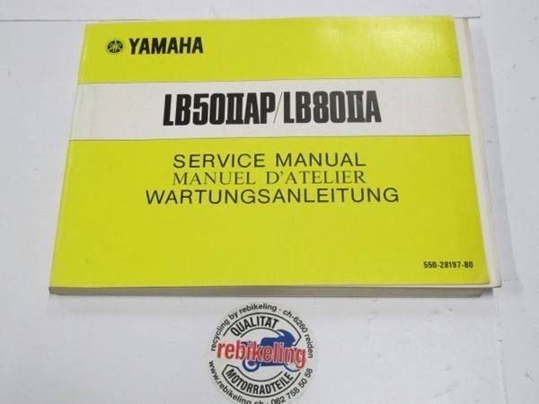 LB50 1M8 Chappy Werkstatt-Handbuch